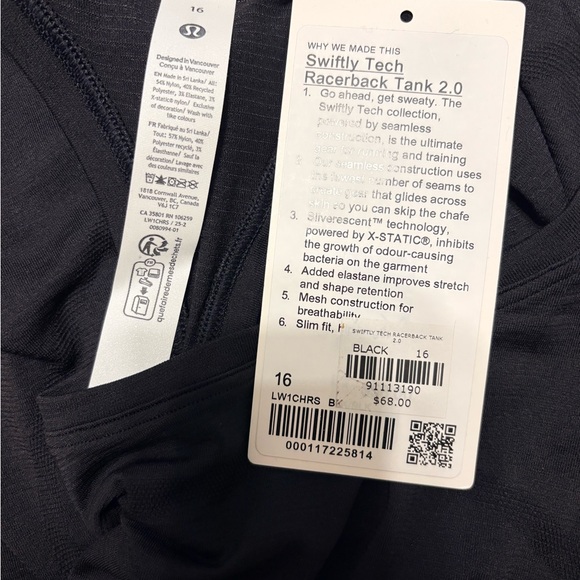 lululemon athletica Black Women's Tank Top - Picture 3 of 3